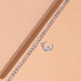 Rhinestone Star Moon Beach Anklet Foot Chain for Women