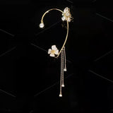 Butterfly Tassel Flowers Earrings for Women - Elegant Jewelry
