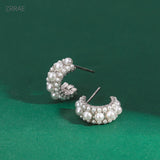 Simulation Pearl Earrings Wedding Jewelry Sweet Temperament