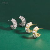 Simulation Pearl Earrings Wedding Jewelry Sweet Temperament