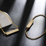 Zircon English Letter Punk Rock Necklace Statement Necklaces