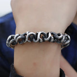 Punk Men's Stainless Steel Skull Bracelet