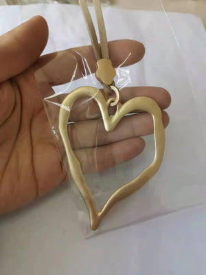 Heart Shape Long Chains Pendant Necklace for Women