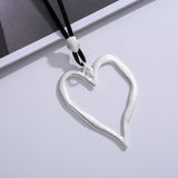 Heart Shape Long Chains Pendant Necklace for Women