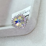Heart Rings with Austrian Crystal for Women Girls