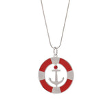Long Chains Necklace for Women with Anchor Pendant Stranger Things