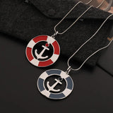 Long Chains Necklace for Women with Anchor Pendant Stranger Things