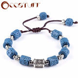 Gothic Nature Stone Bracelet for Men & Women