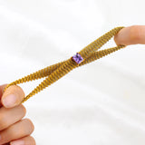 Waterproof Mesh Stainless Steel Bracelet Zircon Vintage Bangle