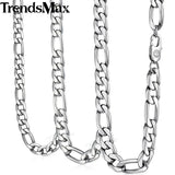 Stainless Steel Link Necklace for Men 6-9mm