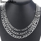 Stainless Steel Link Necklace for Men 6-9mm