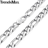 Stainless Steel Link Necklace for Men 6-9mm