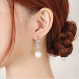 10mm 12mm Pearl Drop Earrings for Women Jewelry