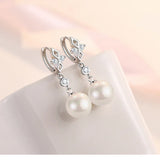 10mm 12mm Pearl Drop Earrings for Women Jewelry
