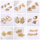14K Plated Teardrop Beads Brass Metal Spacer Beads for Bracelet Necklace Making