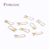 18K Plated Earring Hooks Ear Wire DIY Crystal Earrings