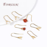 18K Plated Earring Hooks Ear Wire DIY Crystal Earrings