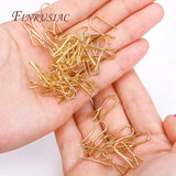 18K Plated Earring Hooks Ear Wire DIY Crystal Earrings