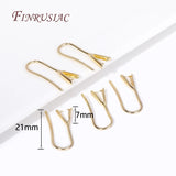 18K Plated Earring Hooks Ear Wire DIY Crystal Earrings