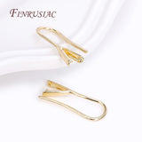 18K Plated Earring Hooks Ear Wire DIY Crystal Earrings
