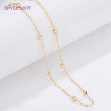 18K Plated Lobster Clasps Necklace Chain for DIY Pendant
