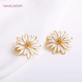 18K Plated Pearl Clasps with Zircon Leaf, DIY Jewelry Findings