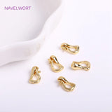 18K Plated Musical Note Clasps for Jewelry Making