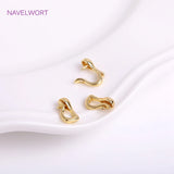 18K Plated Musical Note Clasps for Jewelry Making