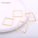 18K Plating Brass Earrings Charms Connectors DIY Jewelry Making