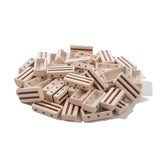 20PCS Elastic Square Beads 8*16MM Rectangle for Jewelry Bracelets Diy
