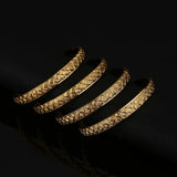 24K Bangle for Women Girl Dubai Wedding Bracelet Ramadan Jewelry
