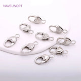 Heart Shape Lobster Clasp 18K Plated Keychain Clasps