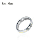 4mm/5mm Tungsten Wedding Band High Polished Stone Inlay