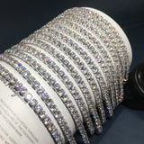 4mm Diamond cz Bracelet Bangle 14K Filled Tennis Chain Wedding