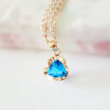 Heart Shape Stone Pendant for Women, Jewelry Gift