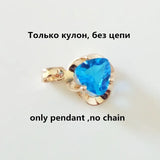 Heart Shape Stone Pendant for Women, Jewelry Gift
