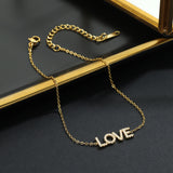 6.5MM Zircon Bracelet Adjustable Crystal Name Bracelet For Women