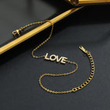 6.5MM Zircon Bracelet Adjustable Crystal Name Bracelet For Women