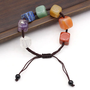 7 Chakra Bracelet Natural Stone Beads Yoga Reiki Healing