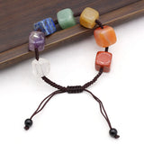 7 Chakra Bracelet Natural Stone Beads Yoga Reiki Healing