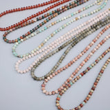 7 Colors 4*6MM Beads Necklaces Natural Stone Choker Necklace