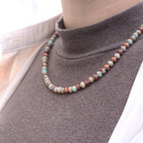 7 Colors 4*6MM Beads Necklaces Natural Stone Choker Necklace