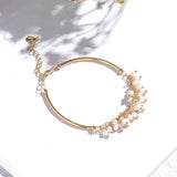 925 Silver Bracelet Natural Pearl Gemstone Accessories