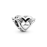 925 Silver Mother's Love Snake Bracelet Set with Diamonds - Pink Dreamy Gift