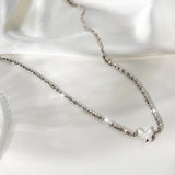 925 Silver Butterfly Choker Necklaces For Women NK117