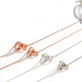 925 Silver Bracelet Cubic Zirconia Rose Women's Hand Accessories