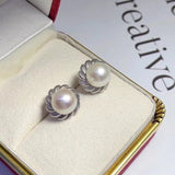 925 Silver Earring Findings for Agate Crystal Beads 3 Pairs/Lot