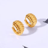 925 Silver Hoop Earrings Party Ear Piercing Stud For Women Dropshiping