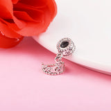 925 Silver Princess Tiara Dangle Charm for Bracelets