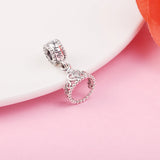 925 Silver Princess Tiara Dangle Charm for Bracelets